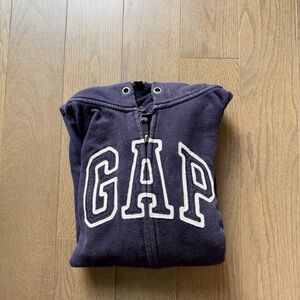 GUC BLUE GAP FLEECE ZIP HOODIE